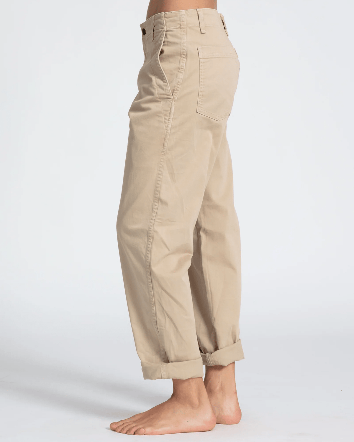 ASKK NY Denim Twill Chino in Khaki