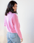 Autumn Cashmere Clothing V Neck w/ Back Yoke in Carnation