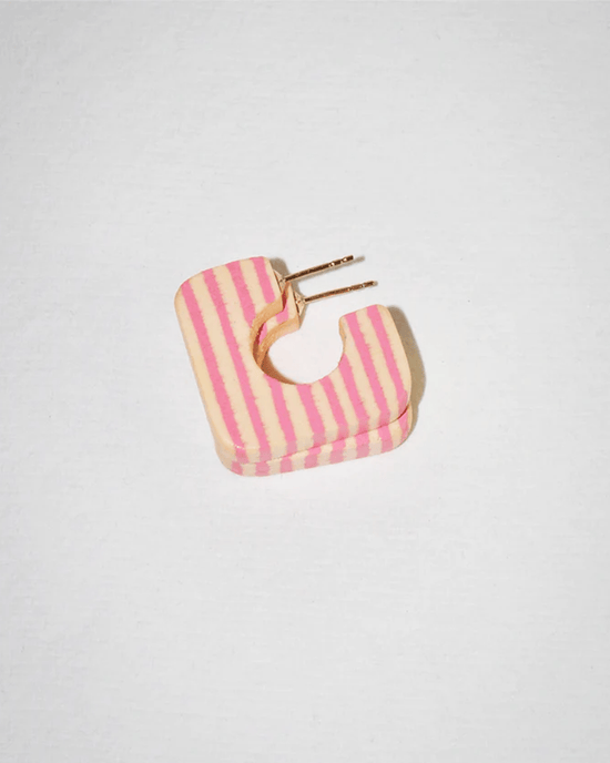 B&L Jewelry Peter Rabbit Square Hoop in Mini in Peter Rabbit