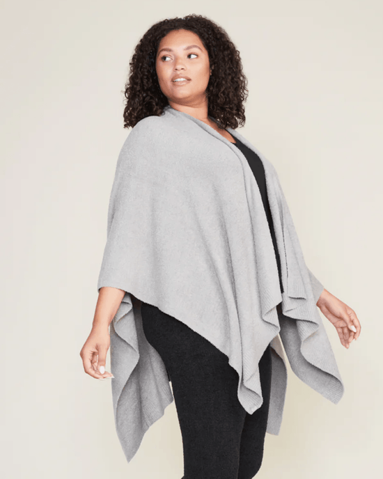 Barefoot Dreams Clothing Dove Gray / OS CCL Heathered Weekend Wrap in Dove Gray
