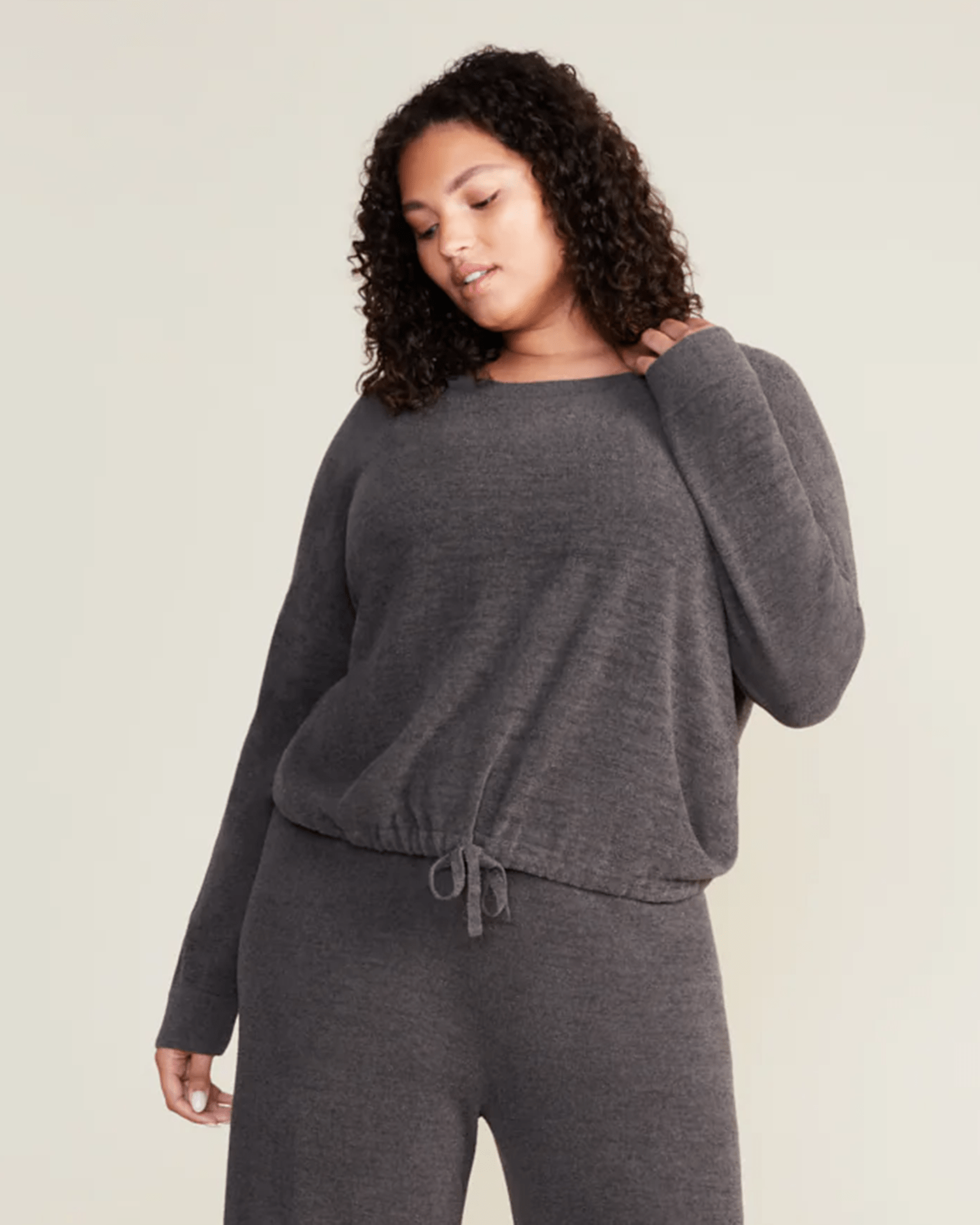 CCUL Slouchy Pullover in Carbon