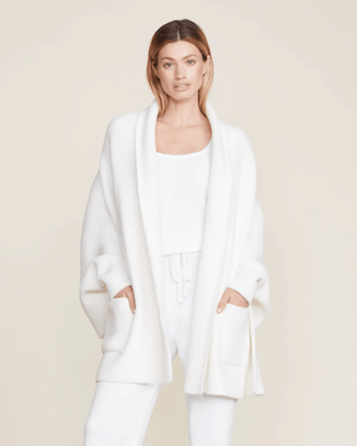 Barefoot Dreams Clothing Pearl / O/S Cozychic Blanket Wrap in Pearl