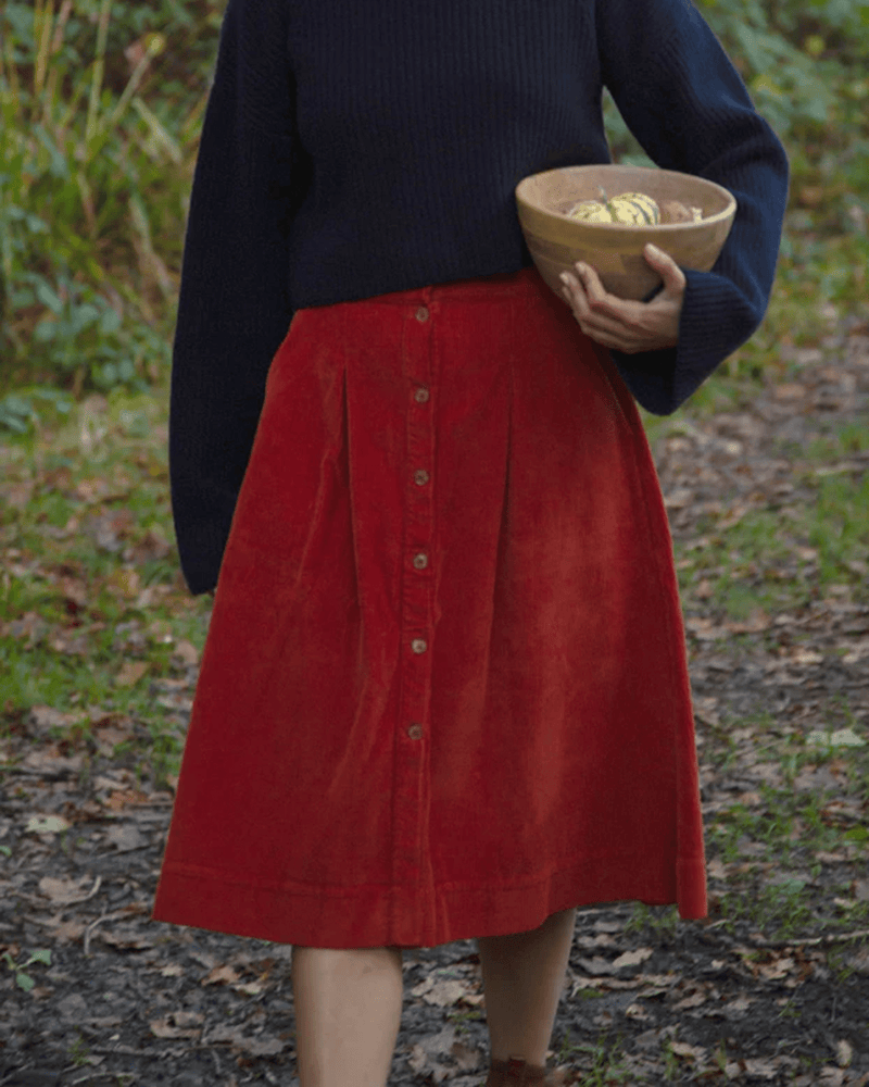 Beaumont Organic Clothing Alyvia Skirt in Burnt Orange