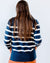 Beaumont Organic Clothing Charlene-Sue Organic Cotton Jumper in Navy/Off White