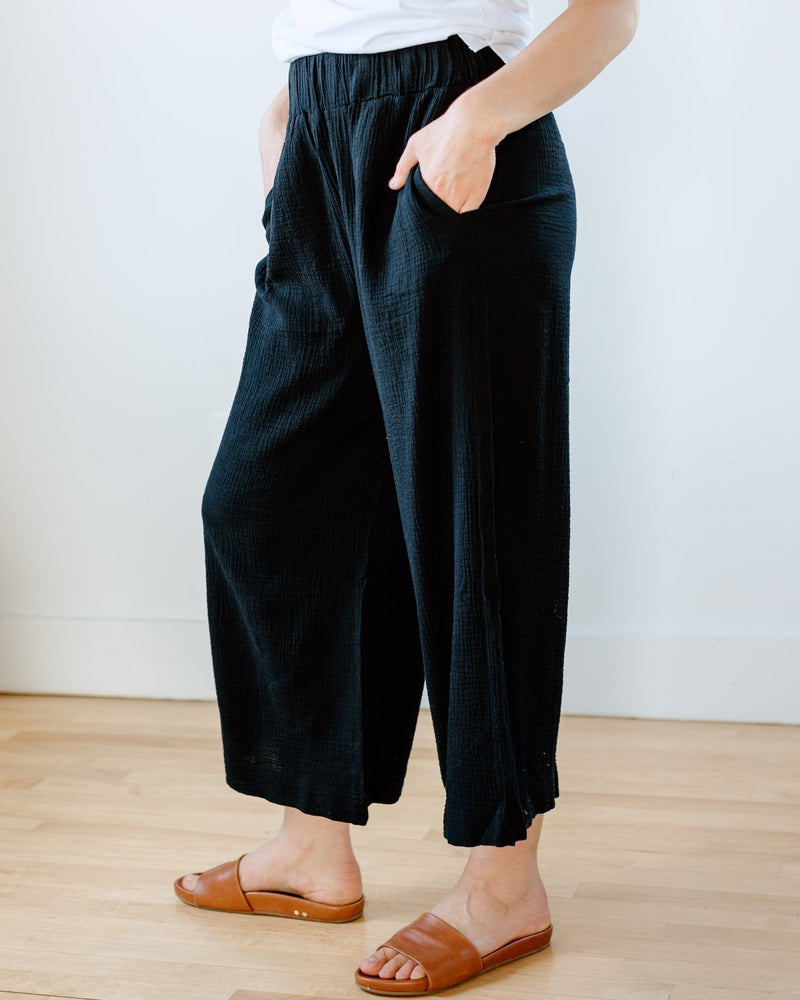 Beaumont Organic Clothing Evora Organic Cotton Trousers in Black