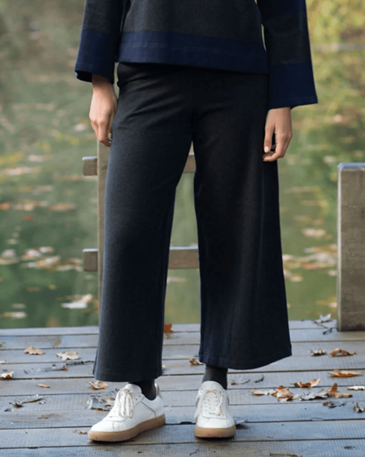 Beaumont Organic Clothing Madara Pant in Black Marl