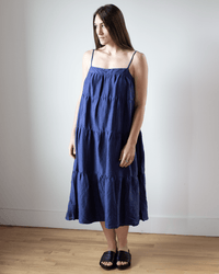 Bella Dahl Clothing Flowy Tiered Cami Dress in Summer Night