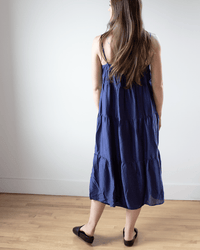 Bella Dahl Clothing Flowy Tiered Cami Dress in Summer Night