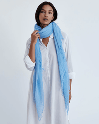 Chan Luu Accessories Baby Blue Cashmere & Silk Scarf in Baby Blue