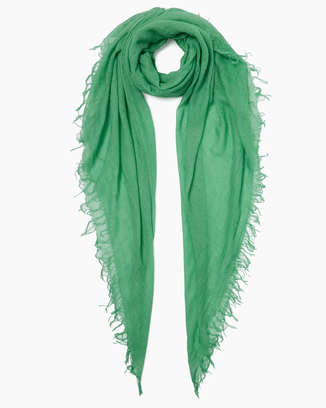 Chan Luu Accessories Vibrant Green Cashmere & Silk Scarf in Vibrant Green