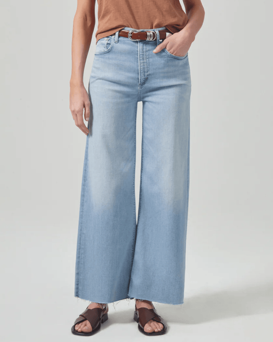 Citizens of Humanity Lyra Crop Wide Leg in Marquee 