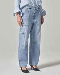 Citizens of Humanity Denim Marcelle Cargo in Cloud Nine