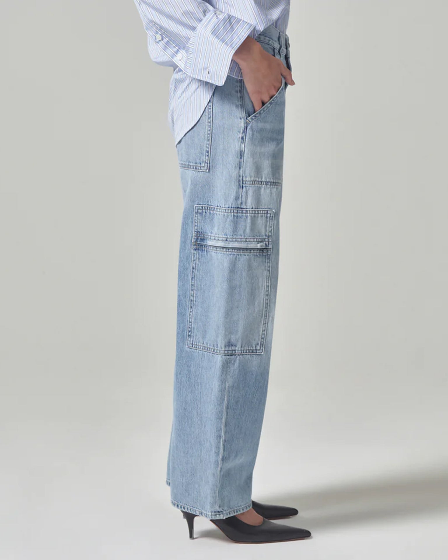 CITIZENS OF HUMANITY + NET SUSTAIN Ayla Baggy Tuxedo high