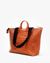 Clare V. Accessories Cuoio Autumn Croco Le Zip Sac in Cuoio