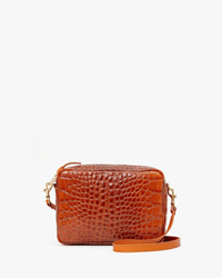 Clare V. Accessories Cuoio Autumn Croco Midi Sac in Cuoio