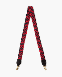 Clare V. Accessories Red/Navy Crossbody Belt Webbing Strap in Red/Navy