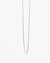 Clare V. Jewelry Sterling Silver Fine Box Chain Necklace 16in in Sterling Silver
