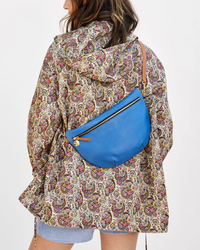 Clare V. Accessories Cobalt Grande Fanny in Lyon Cobalt