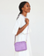 Clare V. Accessories Lilac Rattan Midi Sac in Lilac