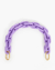 Clare V. Accessories Dark Lilac Shortie Strap in Dark Lilac