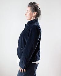 CP Shades Clothing Dree Jacket - Cotton Velvet in Ink