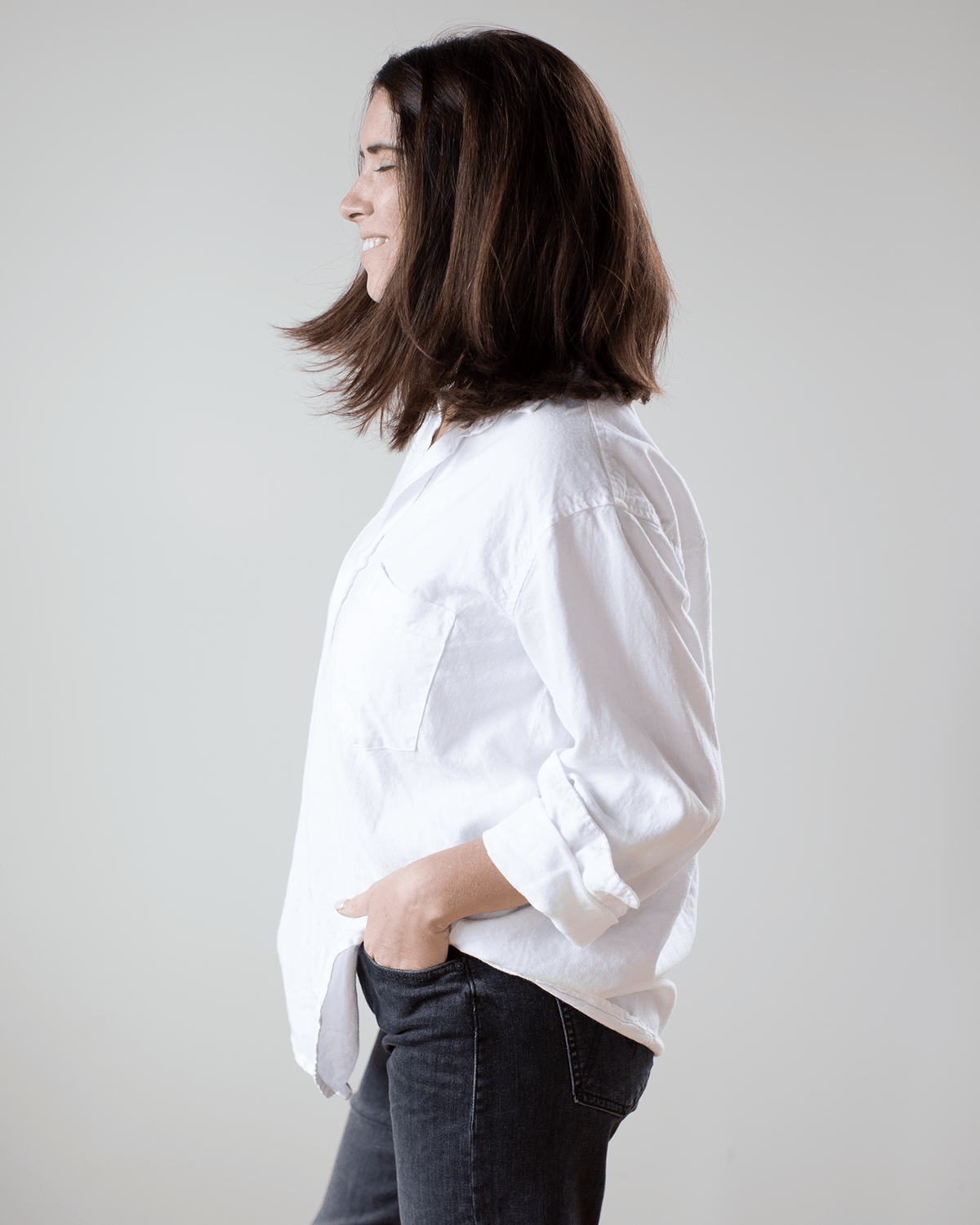 CP Shades Clothing Jojo Shirt in White Hemp Blend