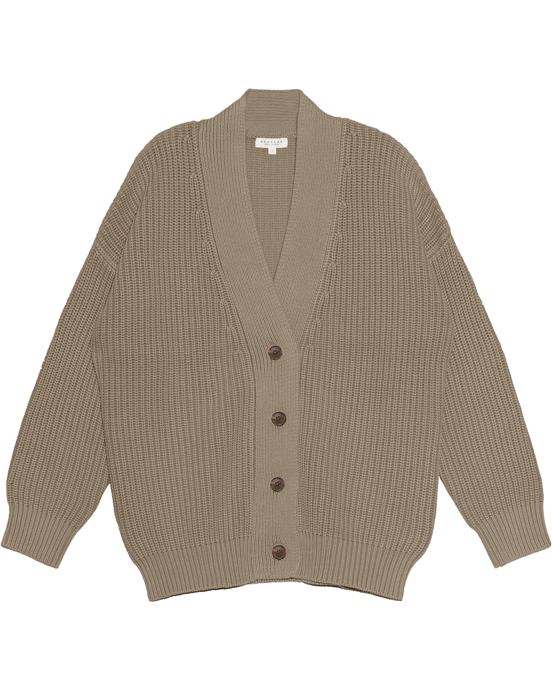 Demylee Clothing Brenna Cardigan in Cocoa