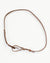 Depalma Handsewn Accessories Nuova 3/4 inch Single Wrap in Bark/Brass