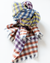 Épice Accessories Azul Check 4A Scarf in Azul