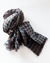 Épice Accessories Dark Chocolate Tweed Check 1 Scarf in Dark Chocolate