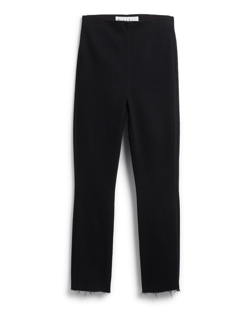 Frank & Eileen Clothing Derry Illusion Pull On Pants in Black Denim