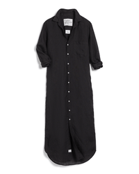 Frank & Eileen Rory Dress in Black Distressed Famous Denim 
