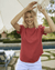 Frank & Eileen Clothing Theo Tee in Double Decker Red
