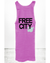 Free City Clothing 1999 Supervintage Tank in Pink Lips