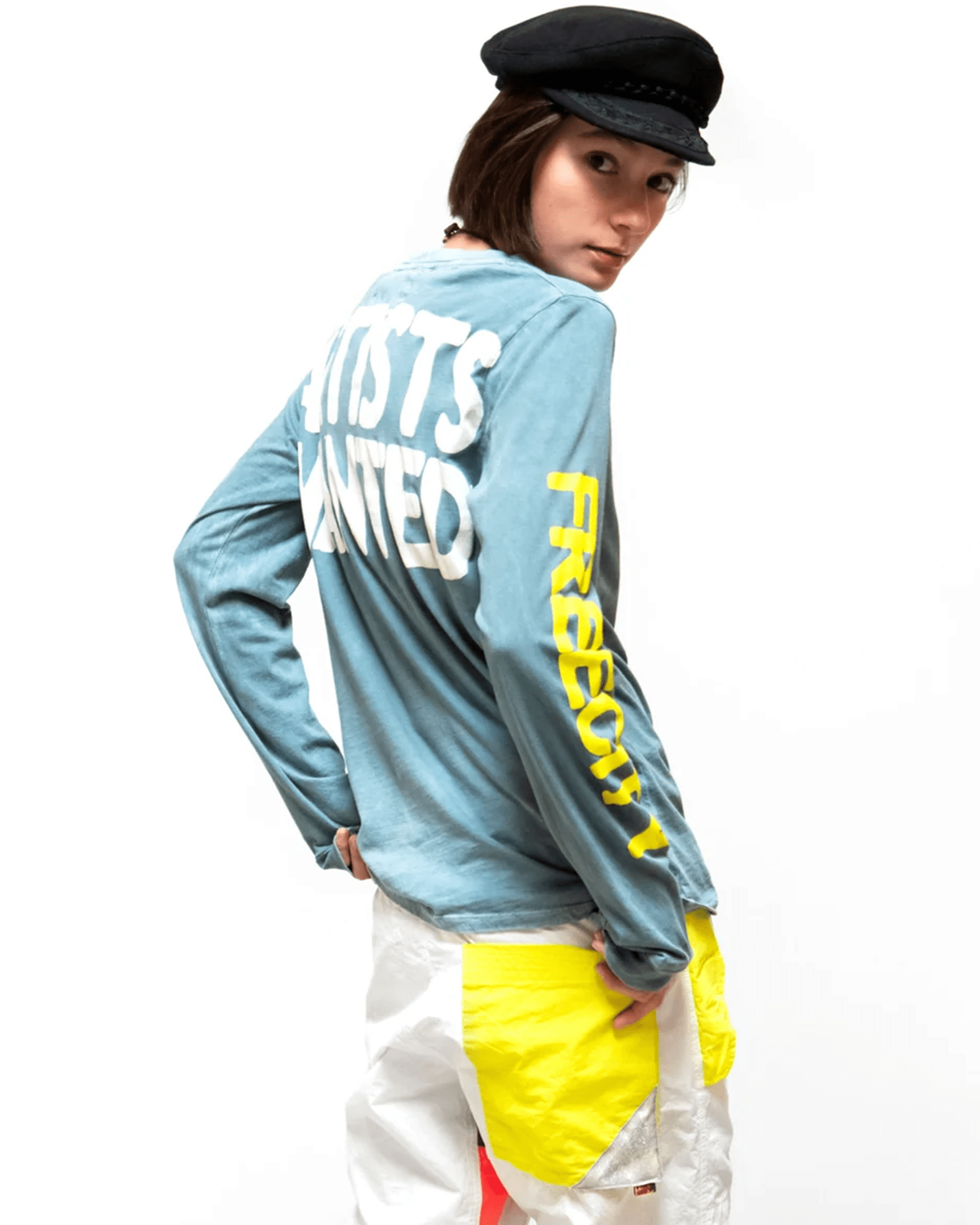 AW Supervintage L/S Tee in Surplus Green