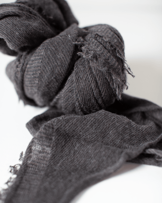 Grisal Love Cashmere Scarf in Brown Top X Charcoal 