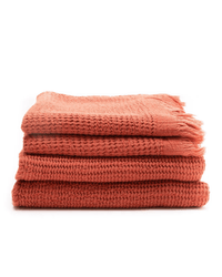 House No.23 Housewares Brick Ella Waffle Towel in Brick