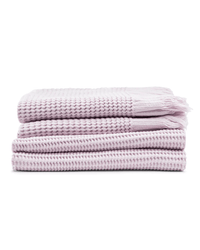 House No.23 Accessories Lavender Ella Waffle Towel in Lavender