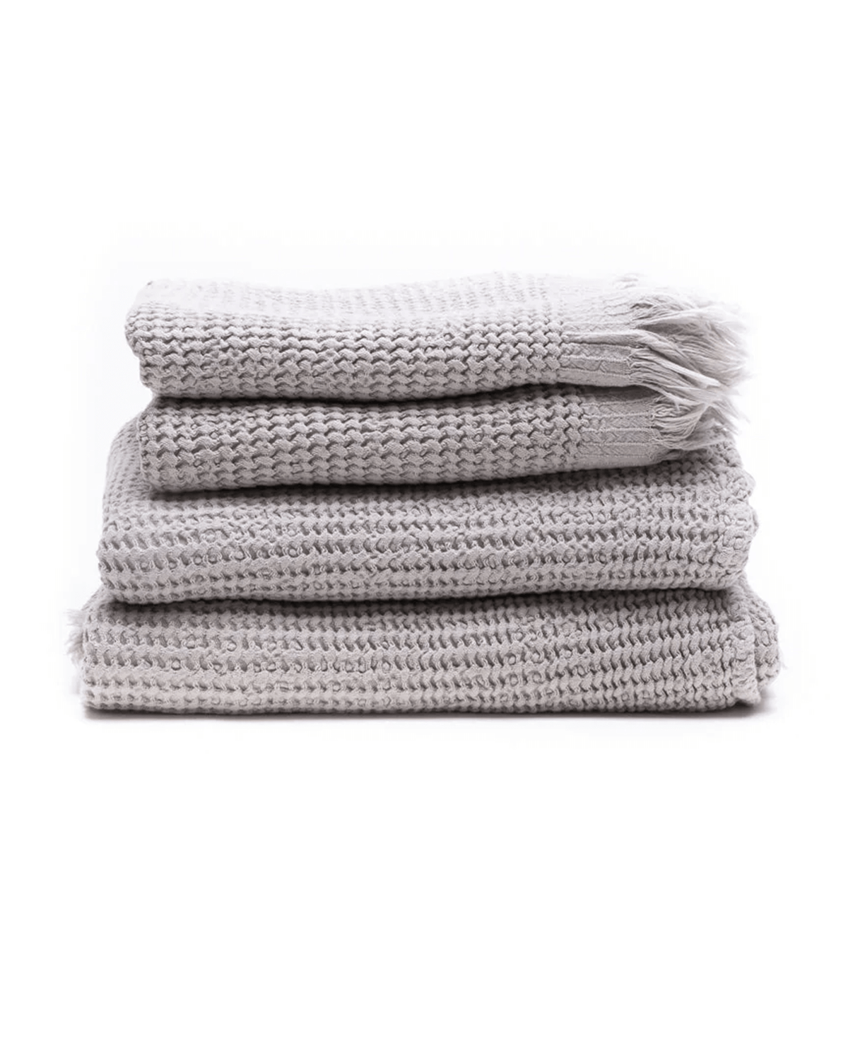 House No.23 Housewares Stone Ella Waffle Towel in Stone