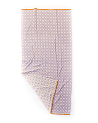 House No.23 Monroe Towel in Orchid Metal 