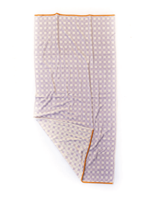 House No.23 Monroe Towel in Orchid Metal 