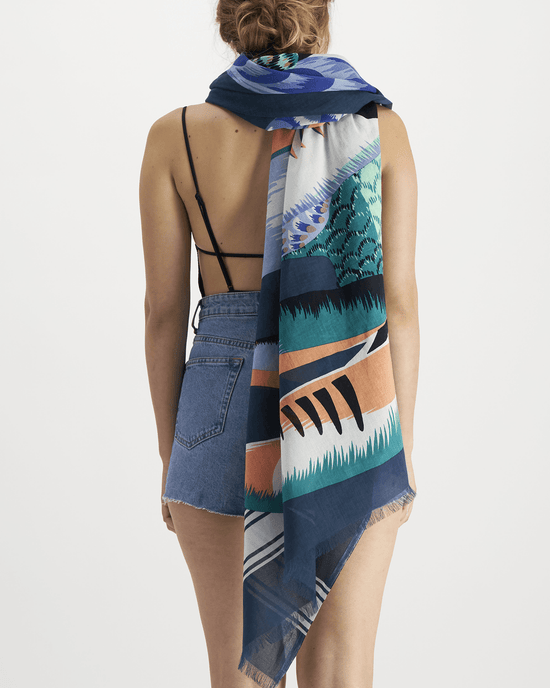 Inoui Editions Scarf 100 Toucan in Emerald 