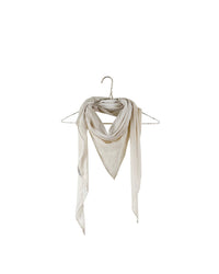 It is well LA Accessories Natual Gauze Triangle Scarf in Natural