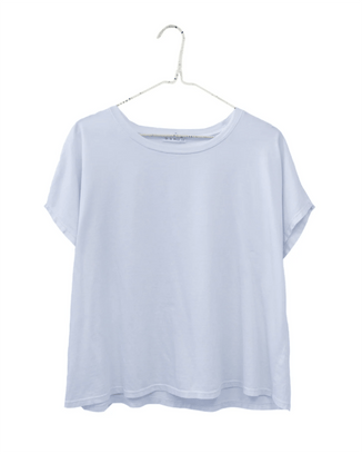 It is well LA Clothing Organic Cotton Boxy Tee in Icy Blue