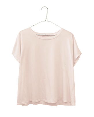 It is well LA Clothing Organic Cotton Boxy Tee in Scallop