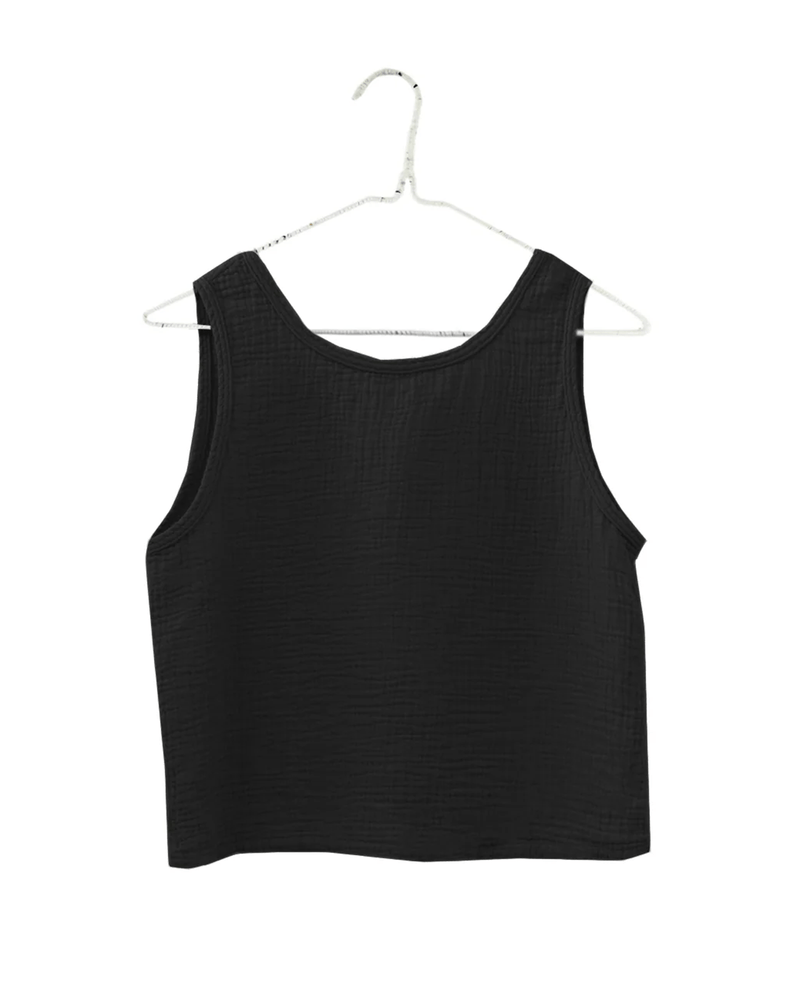 It is well LA Clothing Sleeveless Crop Top in Black