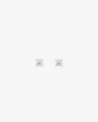 Kris Nations Jewelry Sterling Silver Classic Crystal Prong Studs in Sterling Silver
