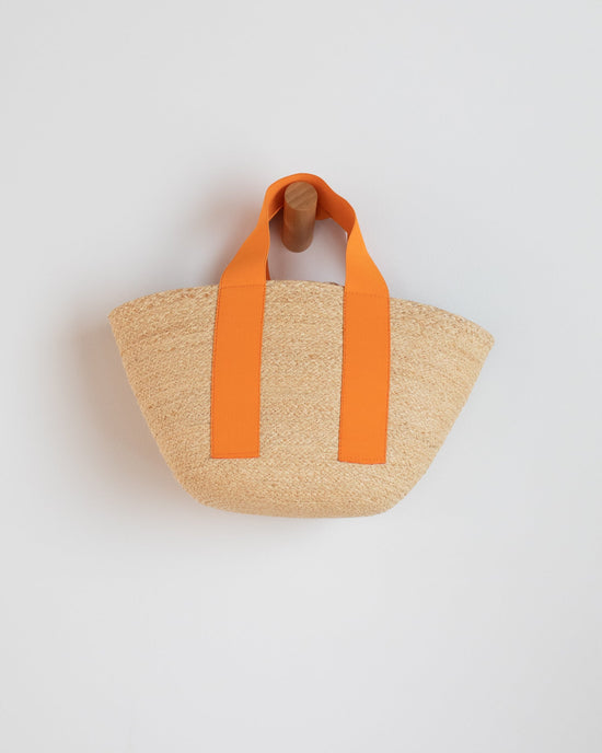 Lola Hats Accessories Cream/Orange Mini Market Bag in Cream/Orange