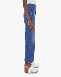 Mother Denim The Cinch Greaser Ankle in Dark & Stormy Night