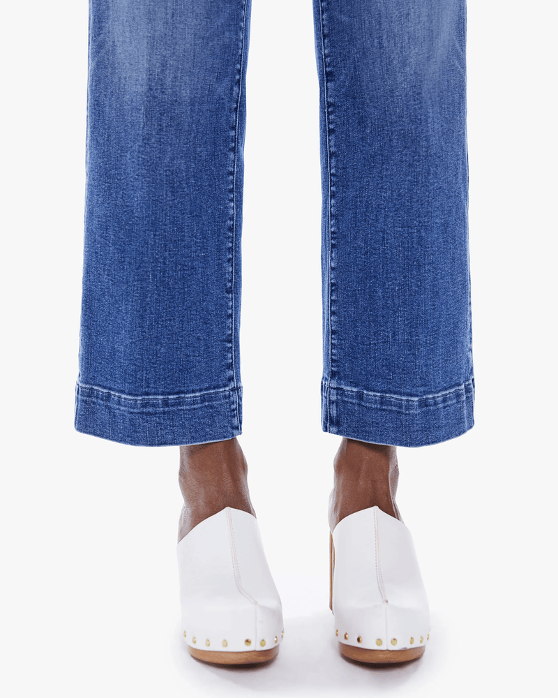 Mother Denim The Cinch Greaser Ankle in Dark & Stormy Night